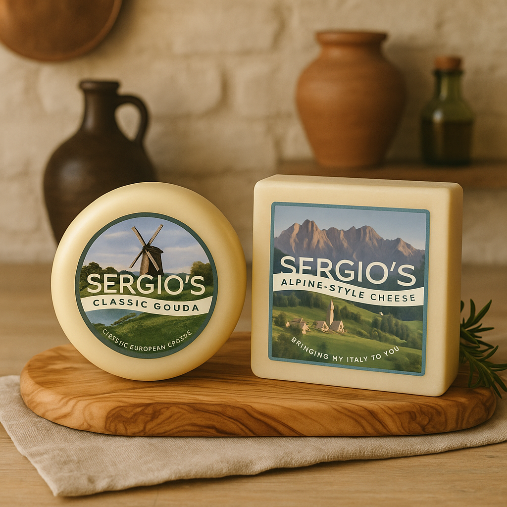 Sergio's Alpine-Style & Classic Gouda Cheese Duo - 12oz