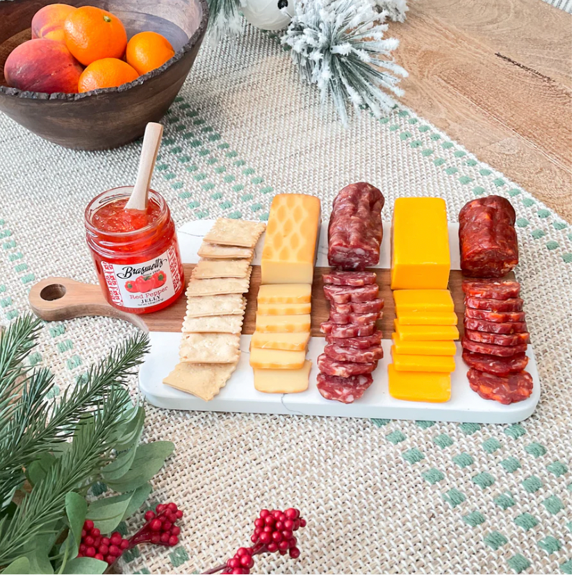 Sergio's Charcuterie 7-Piece Marble & Acacia Wood Holiday Collection