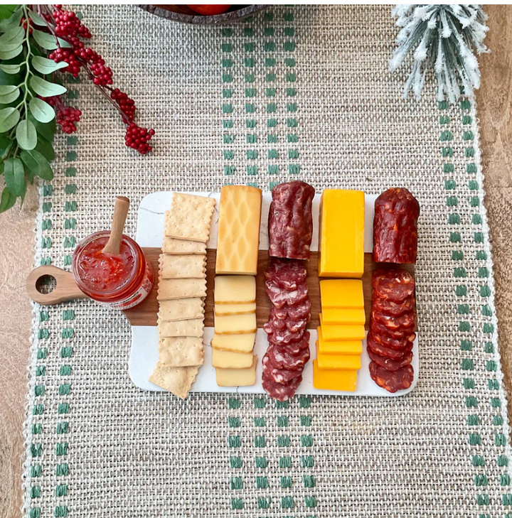 Sergio's Charcuterie 7-Piece Marble & Acacia Wood Holiday Collection