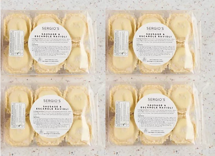 Sergio's Sausage & Escarole Ravioli - 48 count