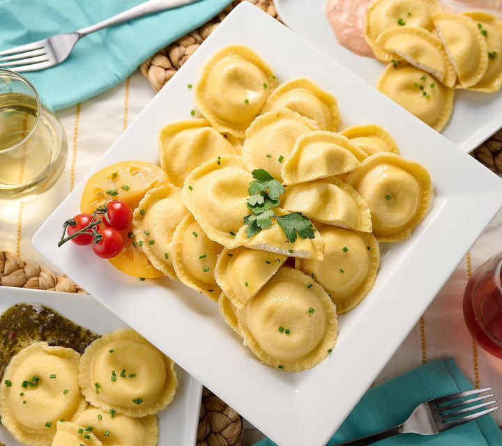 Sergio’s Burrata Ravioli with Marinara Sauce