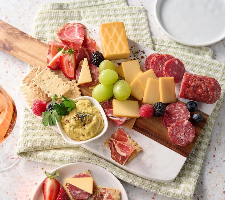 Sergio’s Marble & Acacia Wood Charcuterie Collection